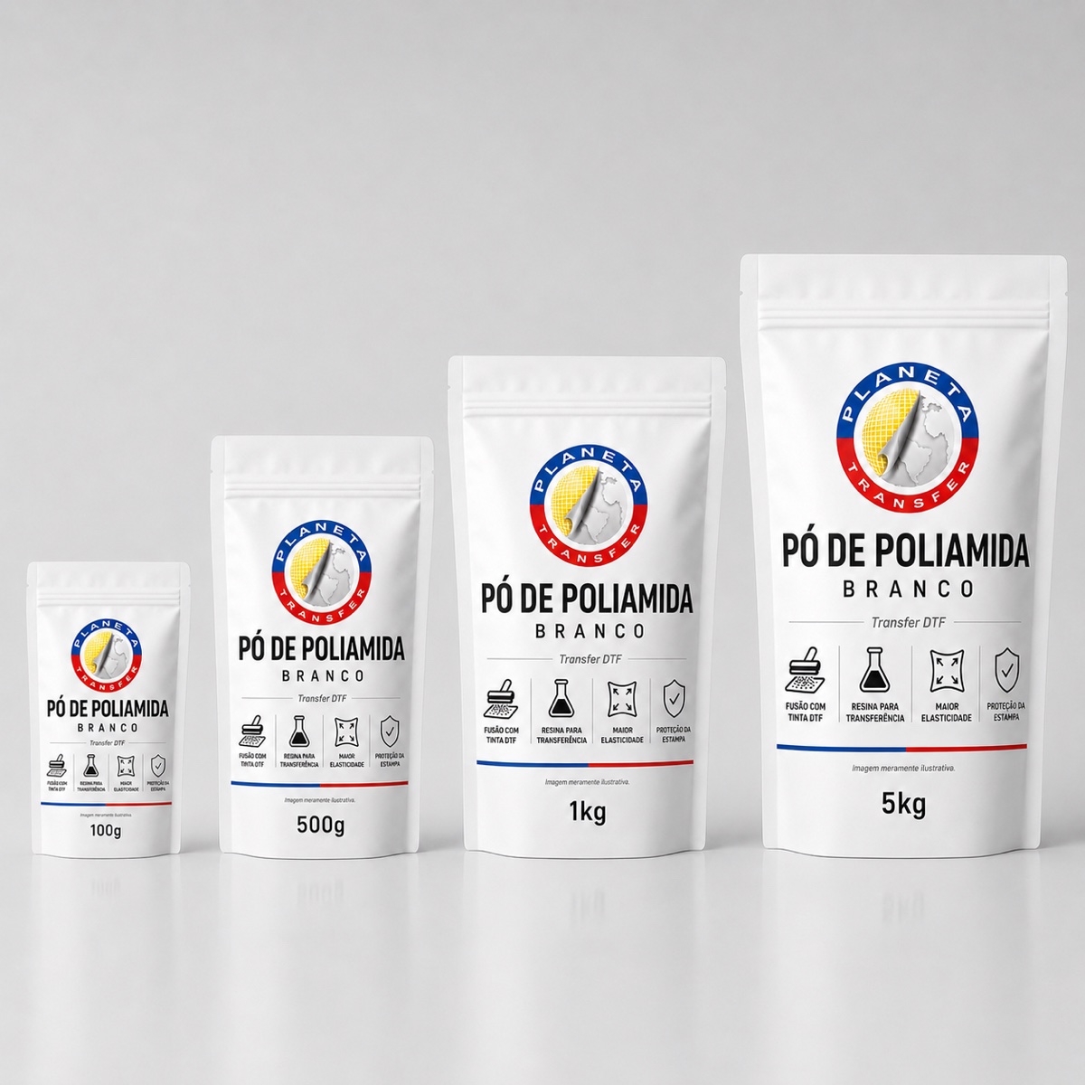 Pó de Poliamida Branco